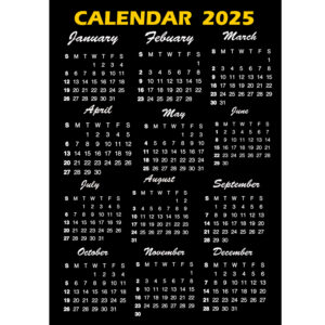 Calendar 2025